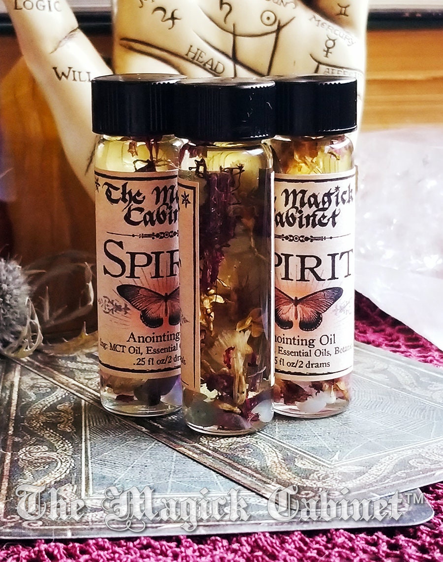 Spirit Guide Anointing Oil: Intuition Blend with Amethyst & Tourmaline