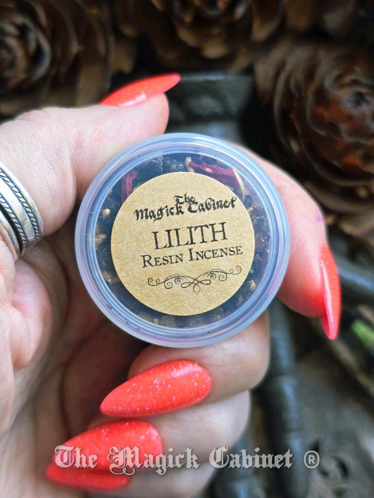 Lilith Resin Incense Sample: Ritual Magic, Female Empowerment