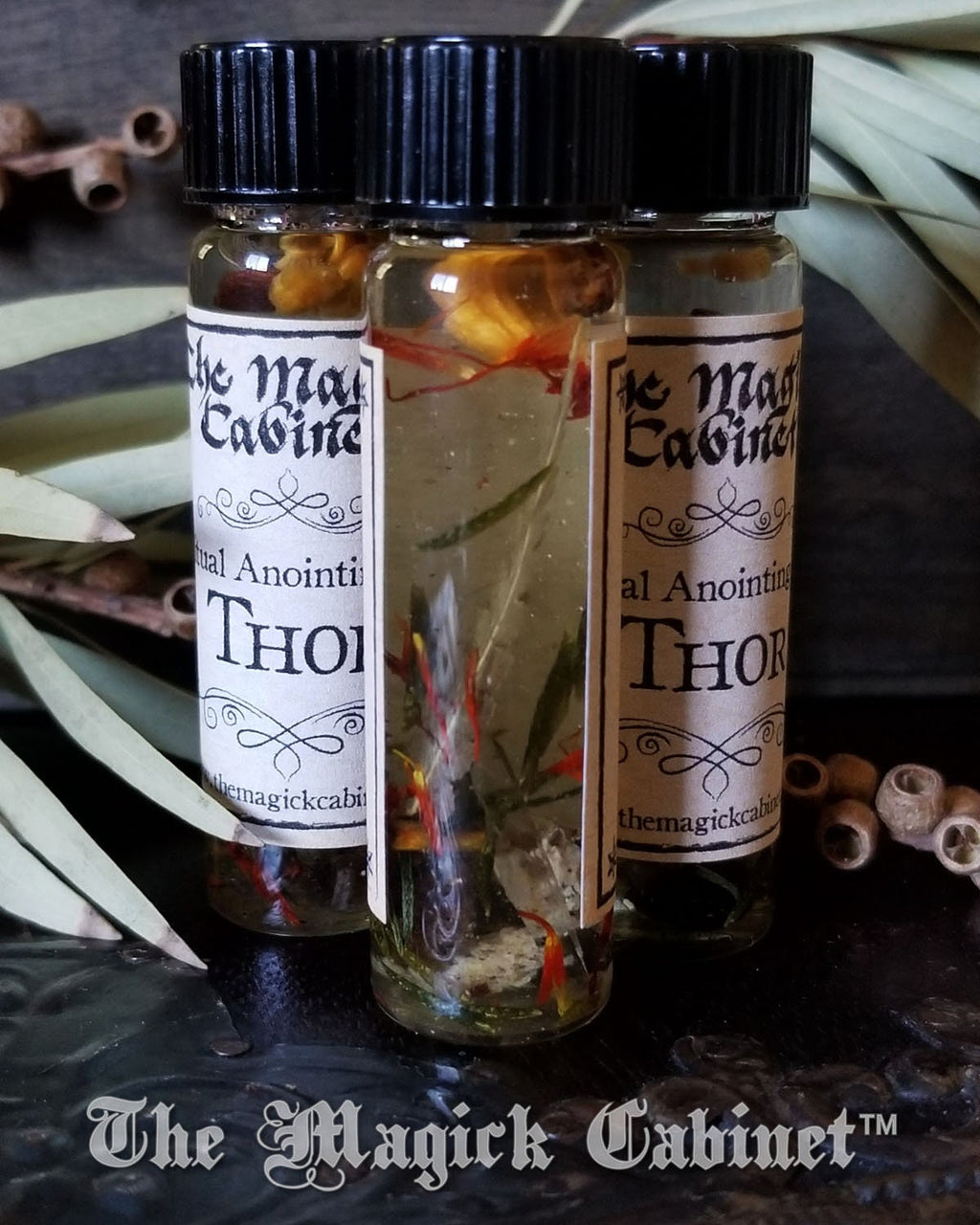 Thor Ritual Anointing Oil: Norse God, Spiritual Protection (0.25 fl oz)
