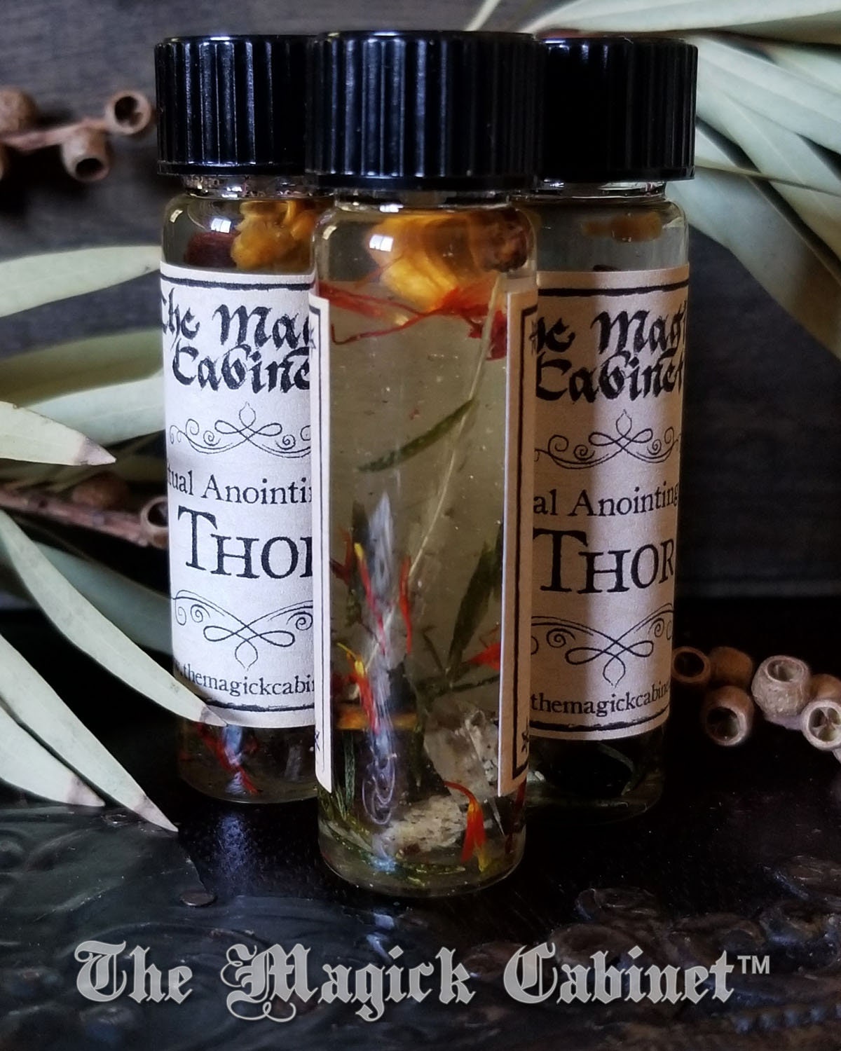 Thor Ritual Anointing Oil: Norse God, Spiritual Protection (0.25 fl oz)