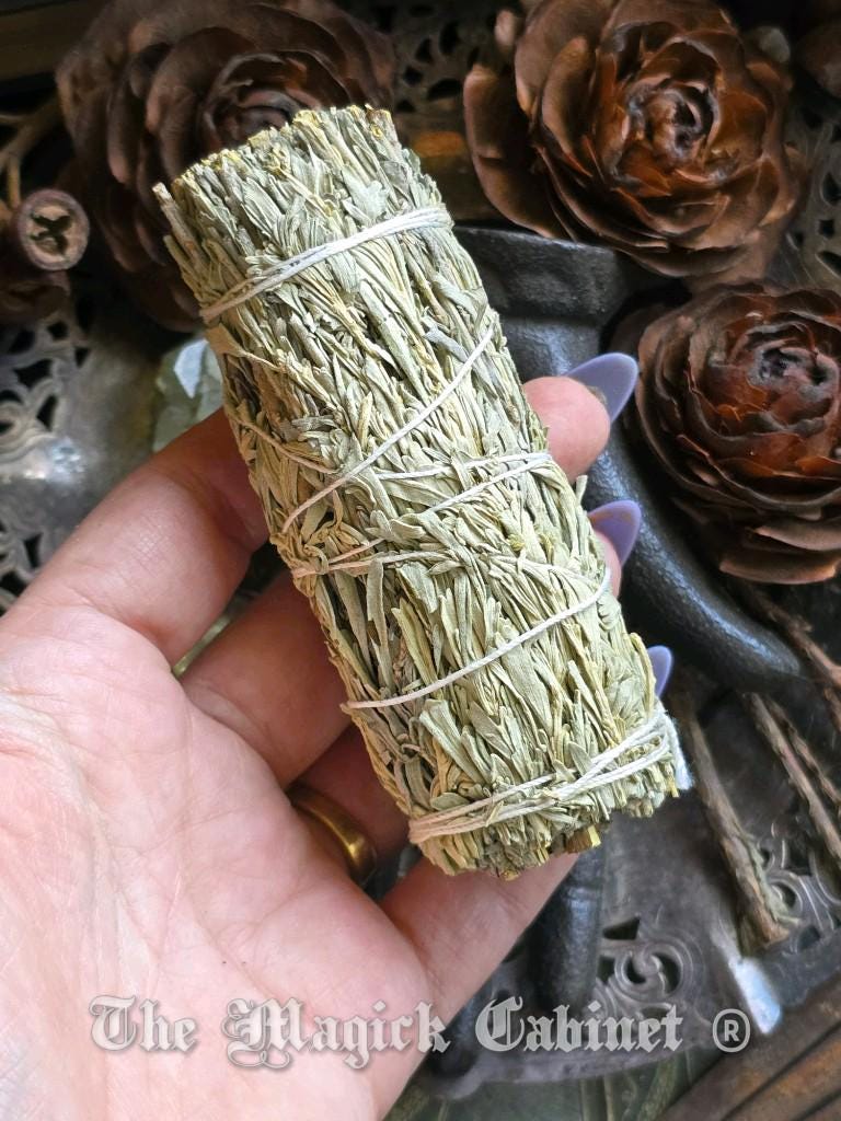 Mountain Sage Smudge Stick: White Sage & Cedar Blend, 4 Inch
