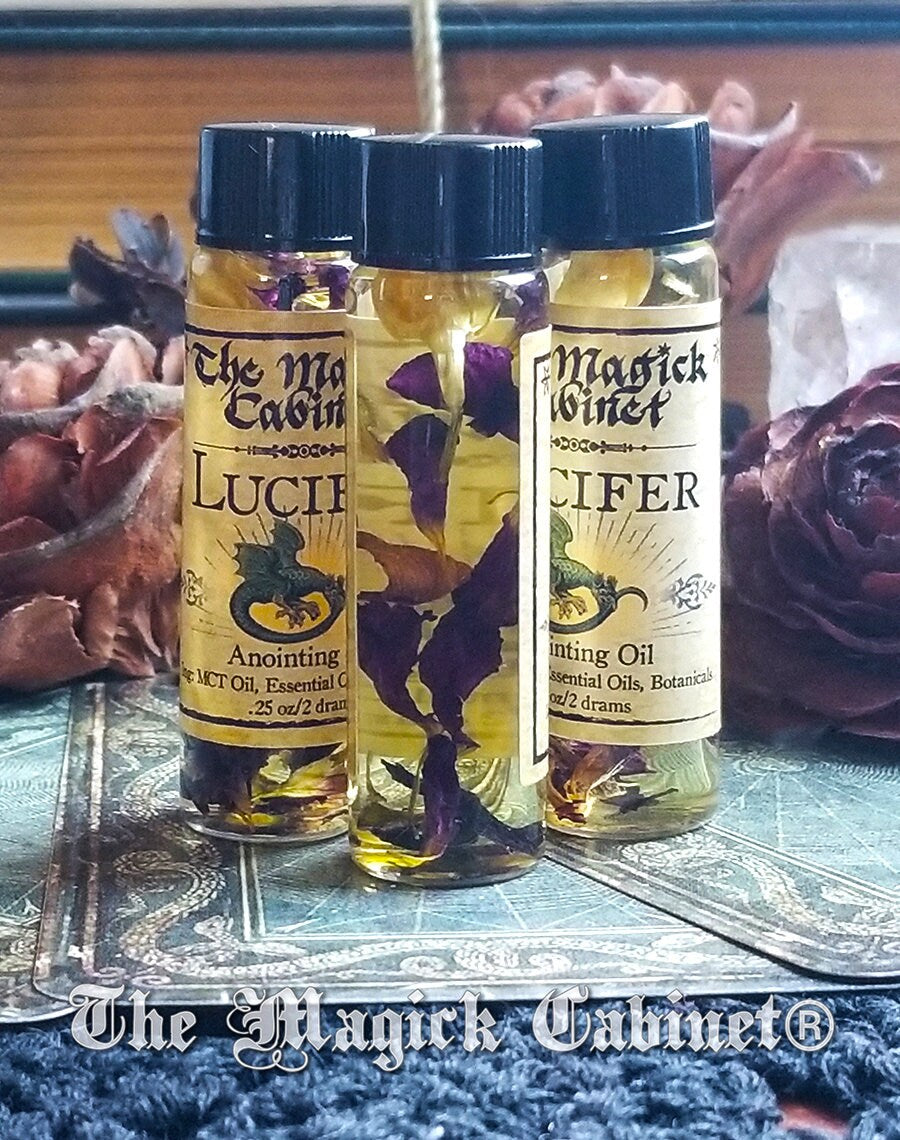 Lucifer Anointing Oil: Honey Leather Scent, Pheromone Perfume