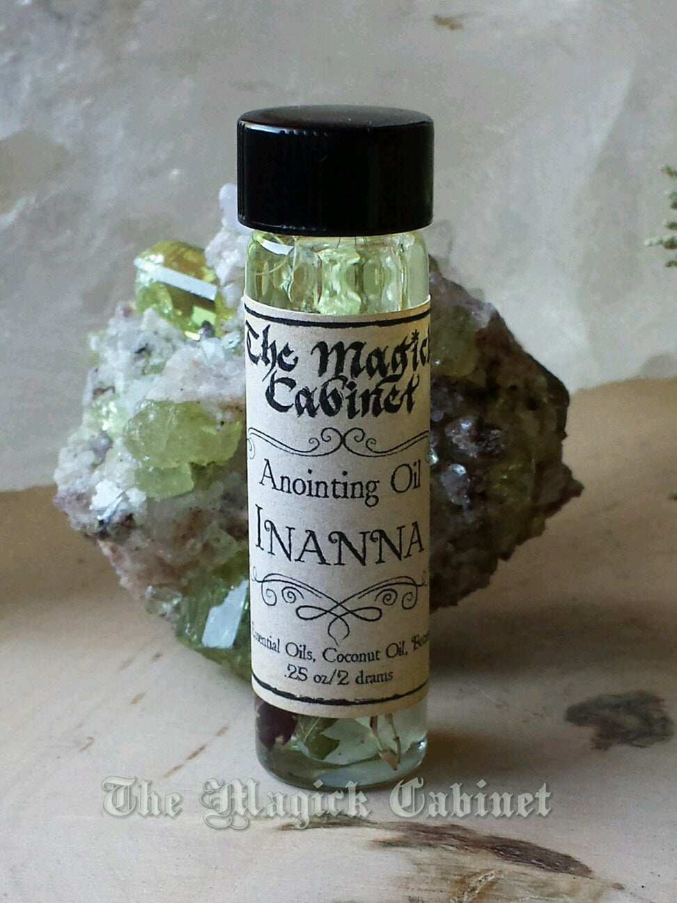 Inanna Anointing Oil: Sumerian Goddess Ritual Oil with Moonstone