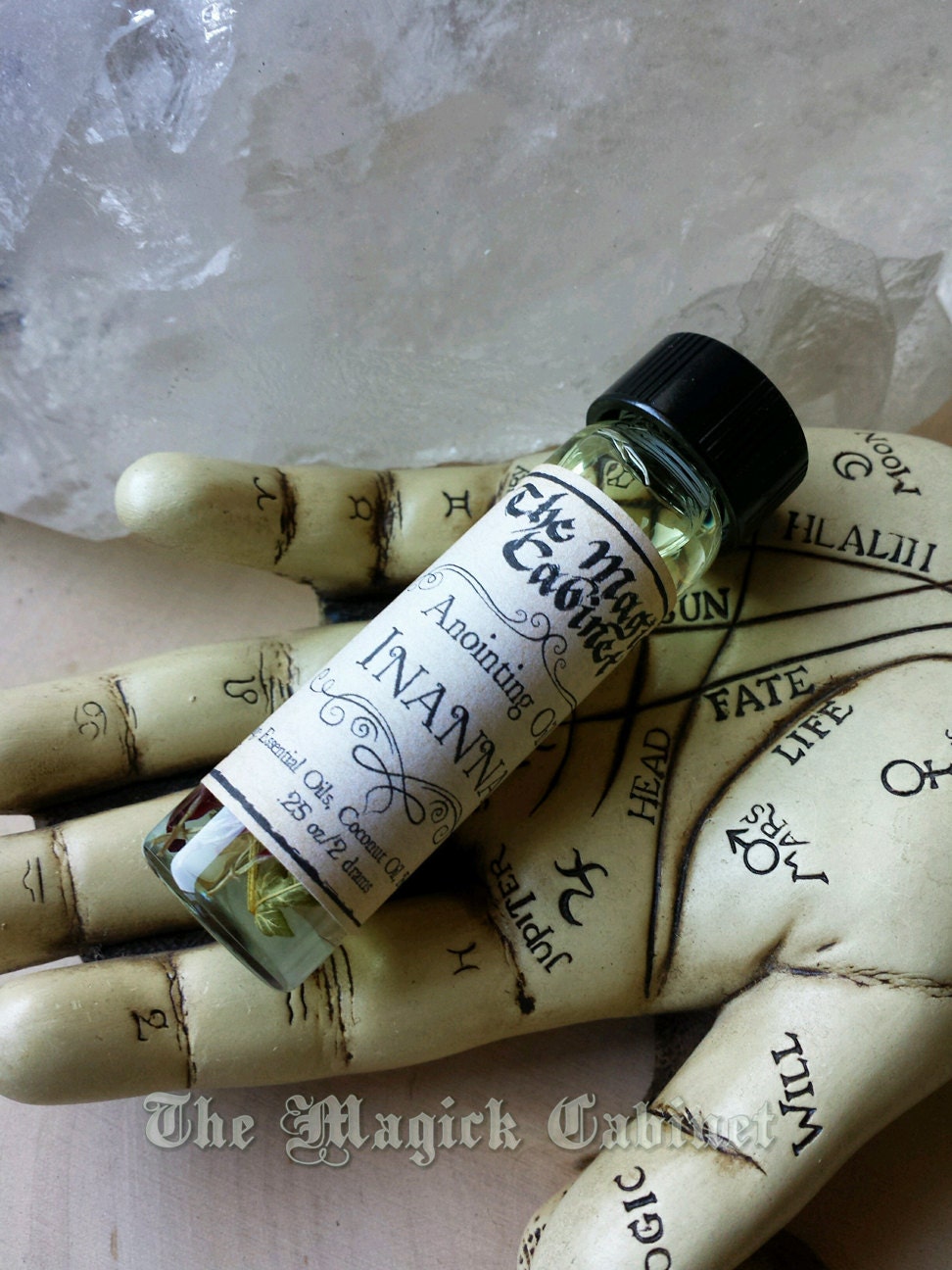 Inanna Anointing Oil: Sumerian Goddess Ritual Oil with Moonstone