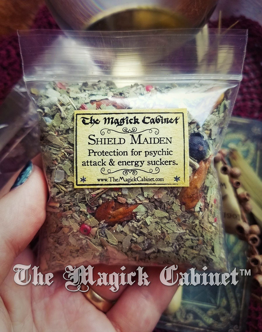 Shield Maiden Herb Mix: Psychic Protection, Viking Magick