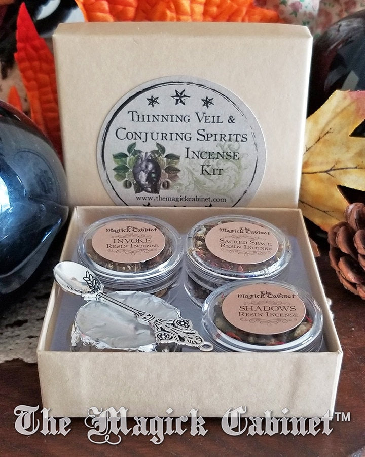 Conjuring Spirits Resin Incense Kit: Shadows, Invoke, Sacred Space