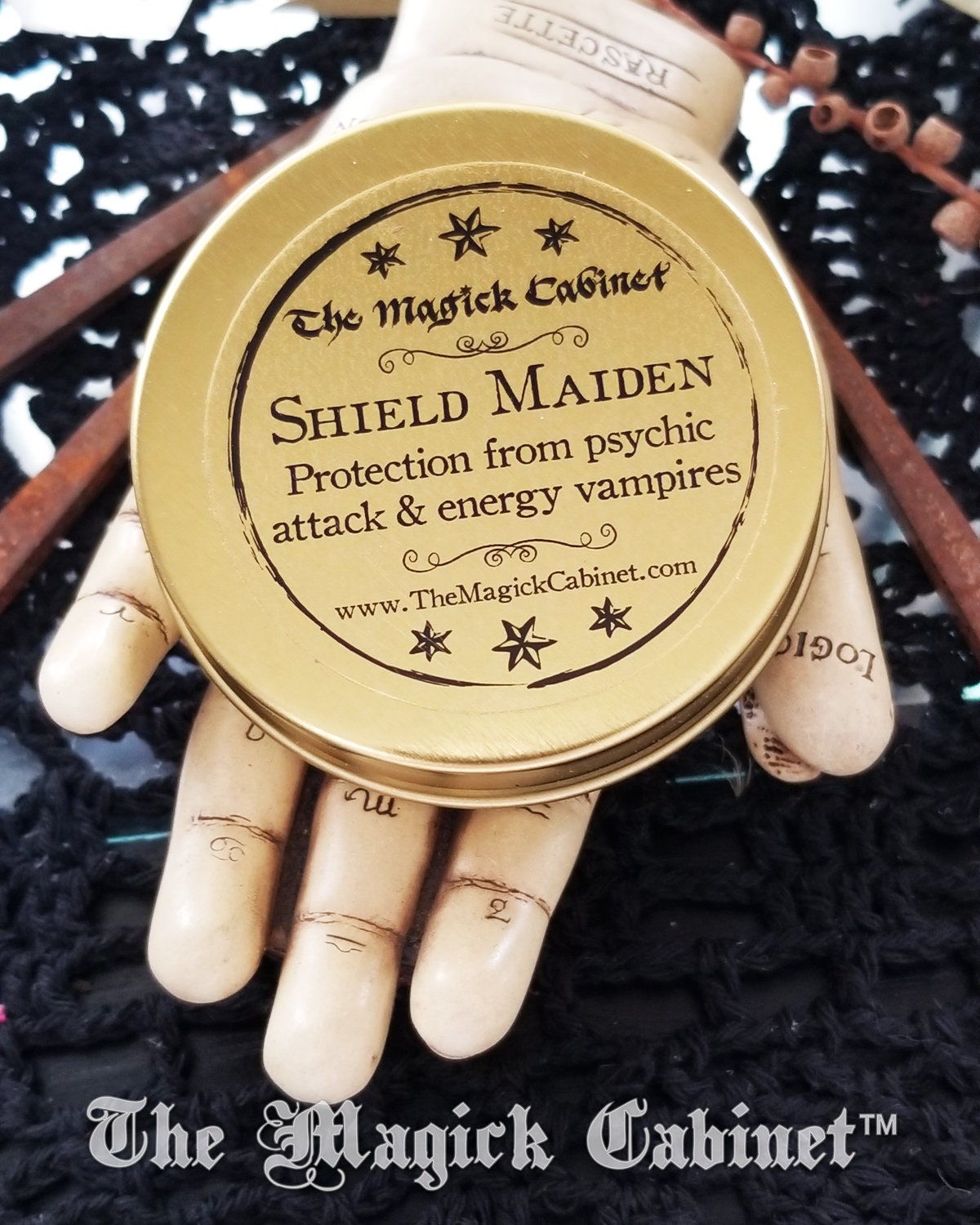 Shield Maiden Herbal Mix: Psychic Protection Herbs for Spells