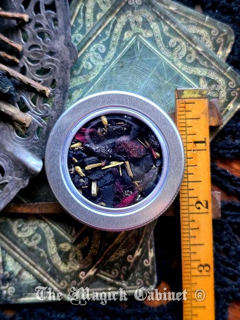 Lilith Resin Incense: Empowerment Ritual Blend - .5 oz Metal Tin