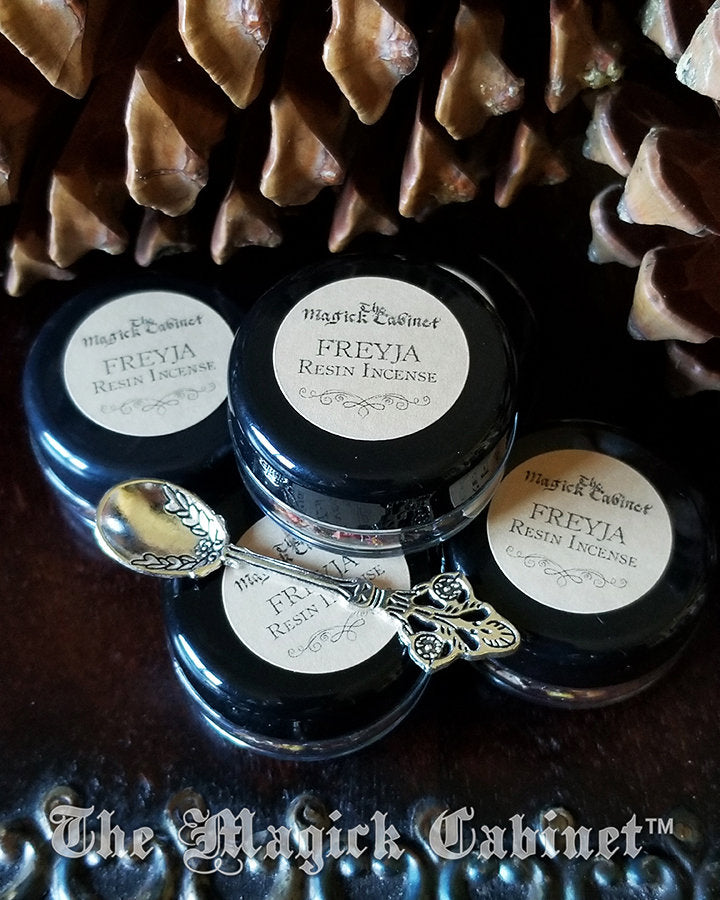 Freyja Resin Incense Sample: Viking Ritual for Love & Beauty