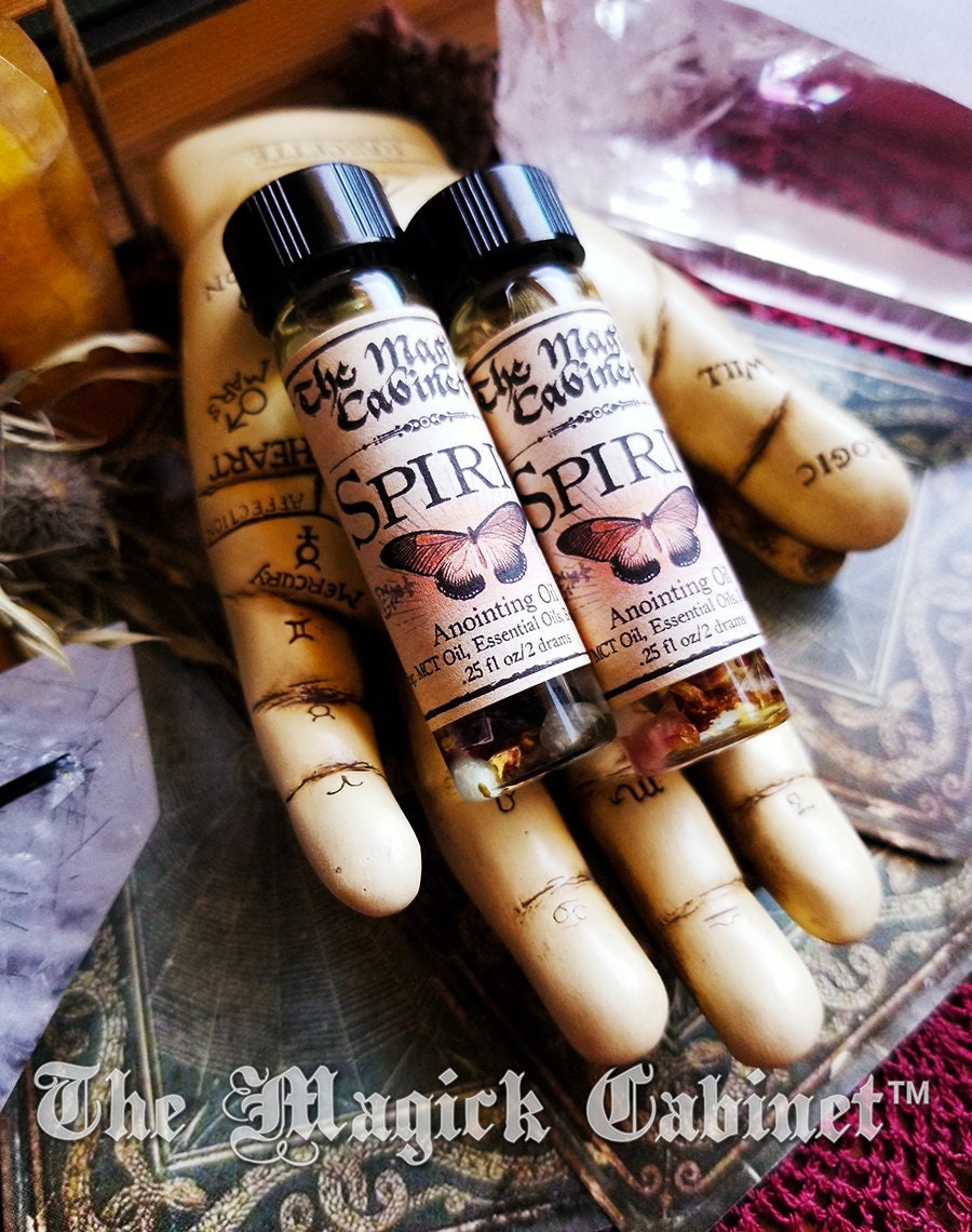 Spirit Guide Anointing Oil: Intuition Blend with Amethyst & Tourmaline