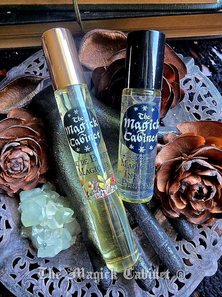 Harvest Moon Perfume: Sandalwood, Vanilla & Pumpkin Spice (10ml) Roll On or Spray