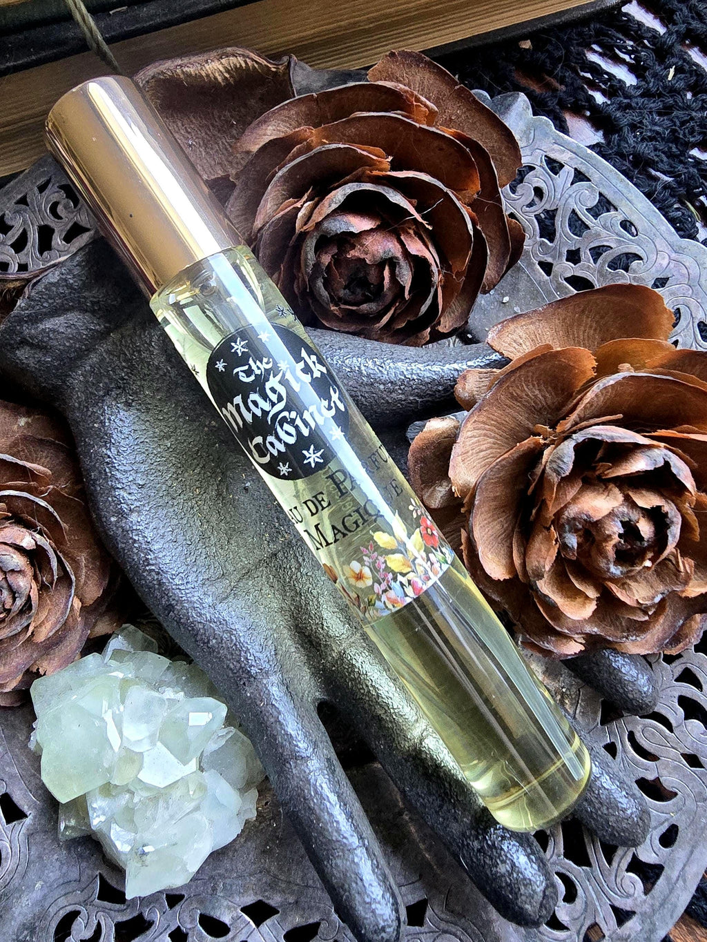 Burning Leaves Perfume: Smoky Woods, Leather, Spice - Unisex Fragrance