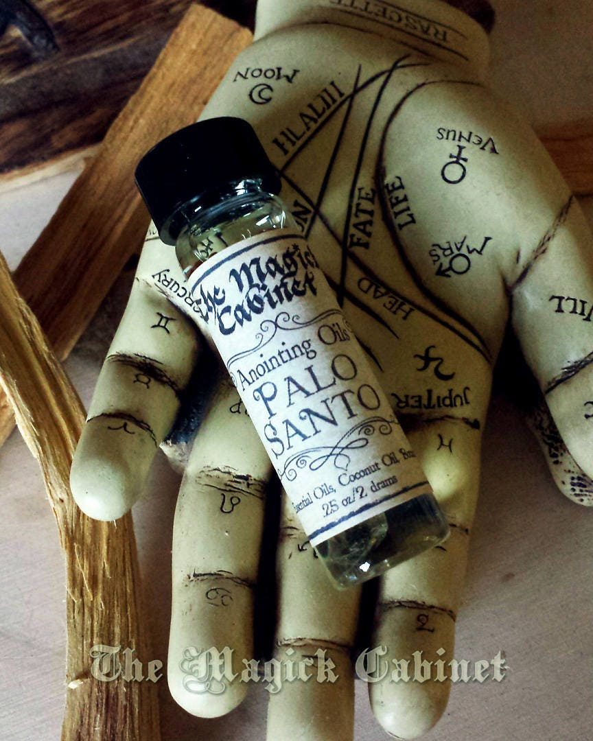 Palo Santo Anointing Oil: Holy Wood Connection to Spirit (0.25 fl oz)