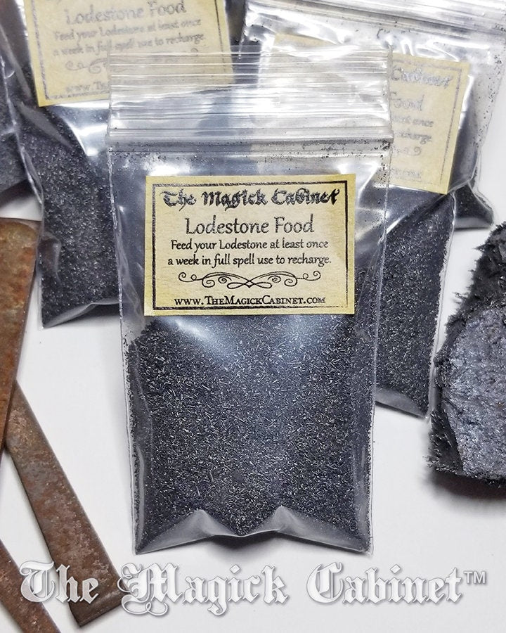 Lodestone Food: Ultra-Fine Iron Filings - Witchcraft Supply 2 oz
