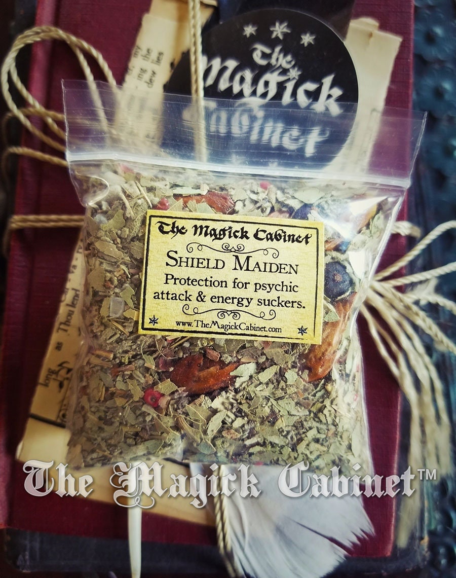 Shield Maiden Herb Mix: Psychic Protection, Viking Magick