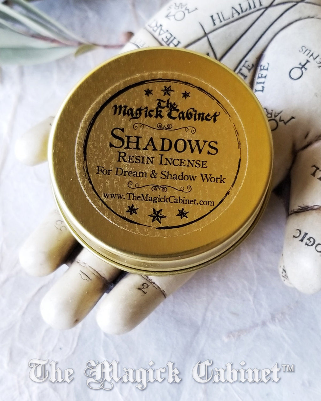 Shadows Resin Incense: Handcrafted Natural Pagan Incense for Shadow Work