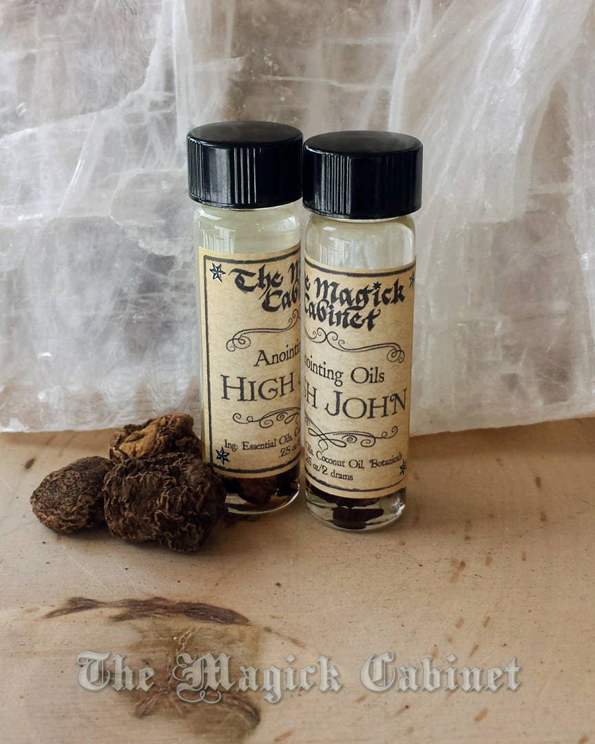 High John the Conqueror Anointing Oil: Witchcraft Ritual Supply