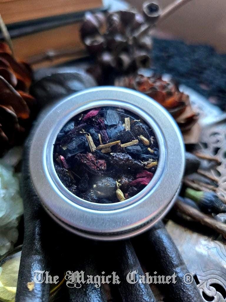 Lilith Resin Incense: Empowerment Ritual Blend - .5 oz Metal Tin