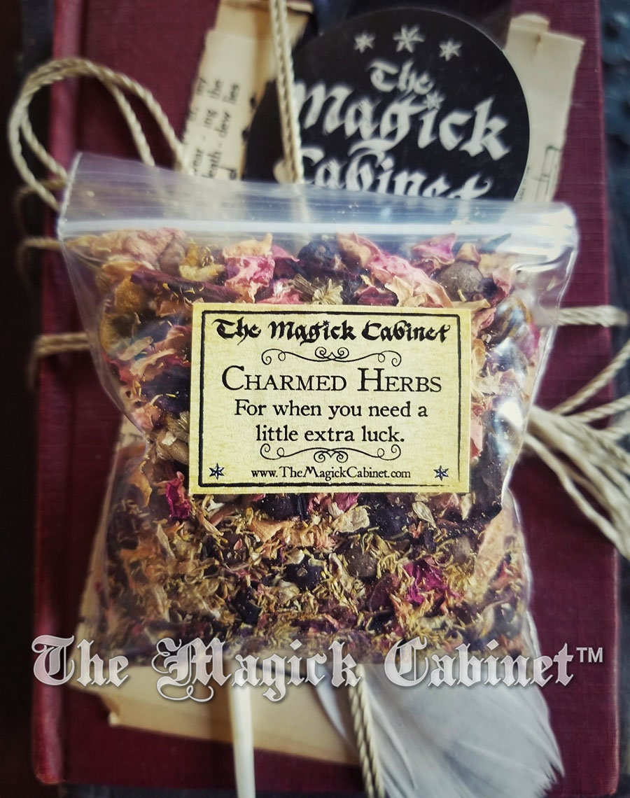 Charmed Herb Mix: Luck Spell Herbs, Wicca Witchcraft Supply