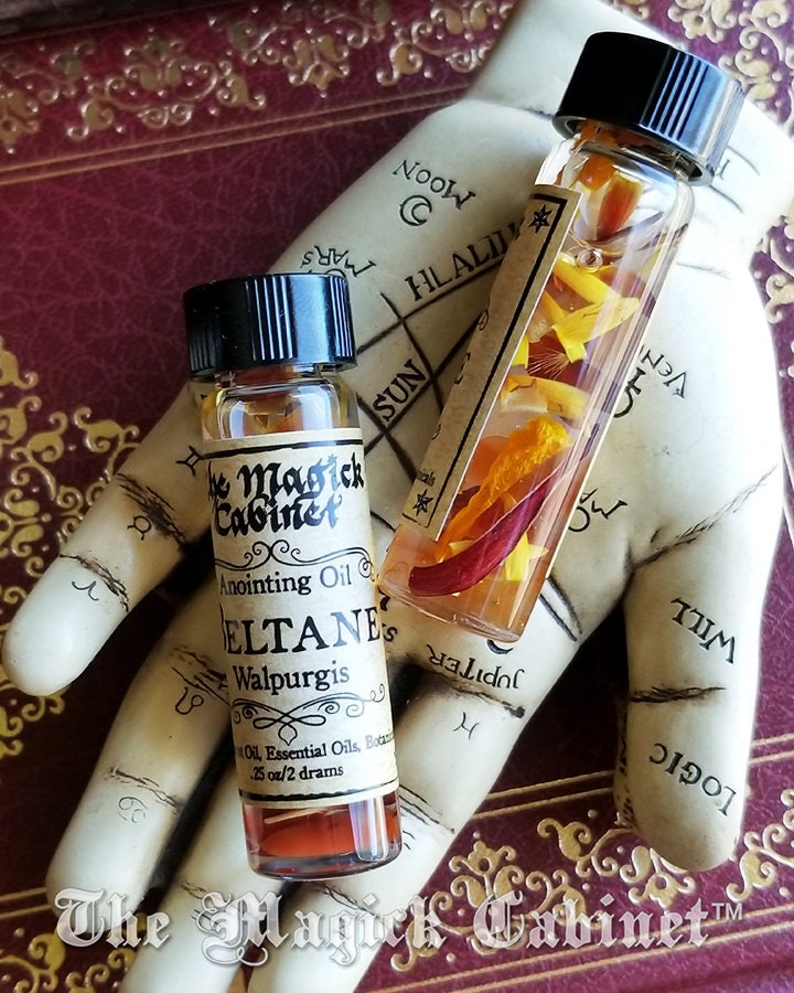 Beltane Ritual Oil: Carnelian, Cedarwood, Sandalwood Aroma (.25 fl oz)