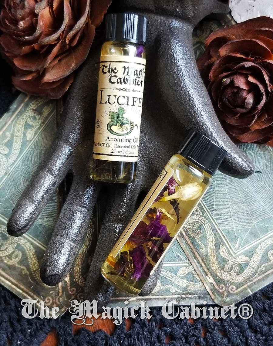 Lucifer Anointing Oil: Honey Leather Scent, Pheromone Perfume