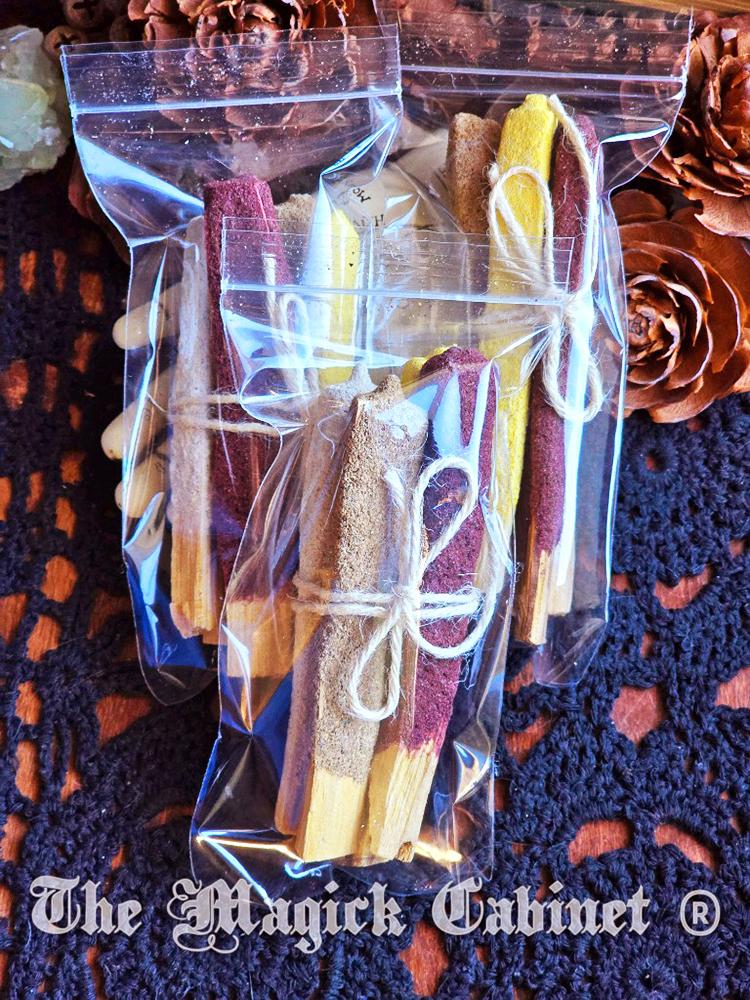 Hand Dipped Palo Santo Incense Sticks with Frankincense, Myrrh, Copal and Dragons Blood Resin