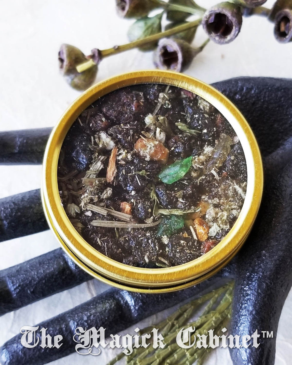 Odin Resin Incense: Sacred Viking Ritual Blend in Gold Tin