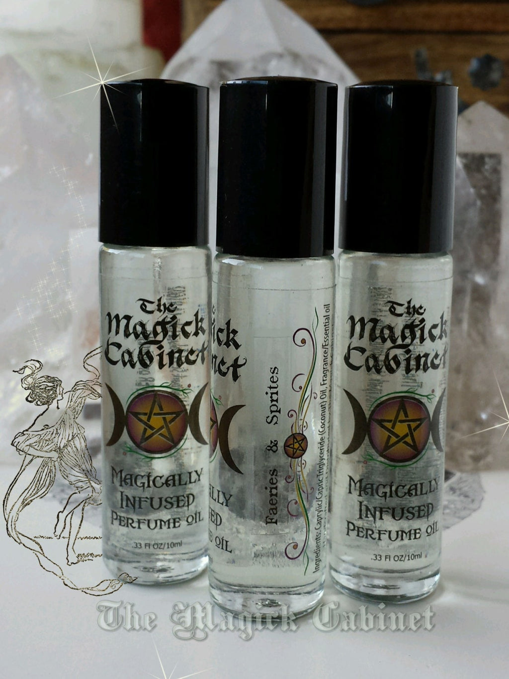 Faeries and Sprites Perfume: Golden Resins, Egyptian Musk, Citrus, Floral and Warm Woods