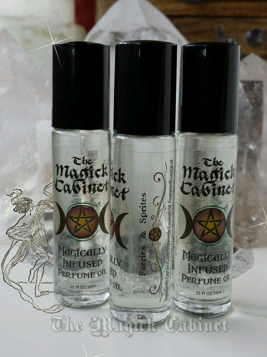 Faeries and Sprites Perfume: Golden Resins, Egyptian Musk, Citrus, Floral and Warm Woods