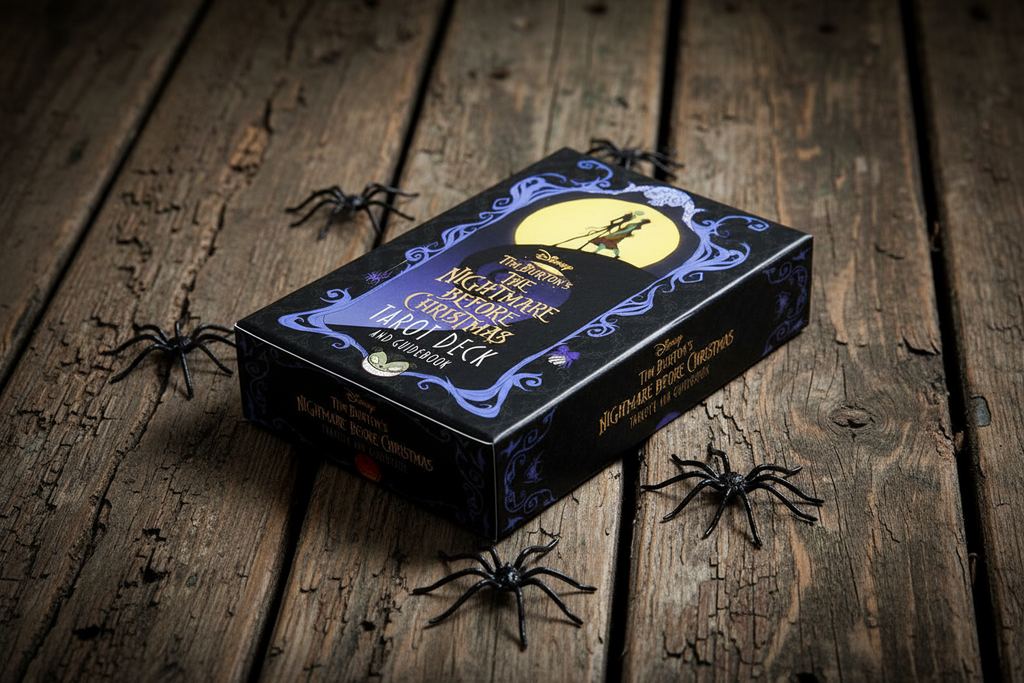 Box for Disney Tim Burton's 'The Nightmare Before Christmas' Tarot Deck on a white background