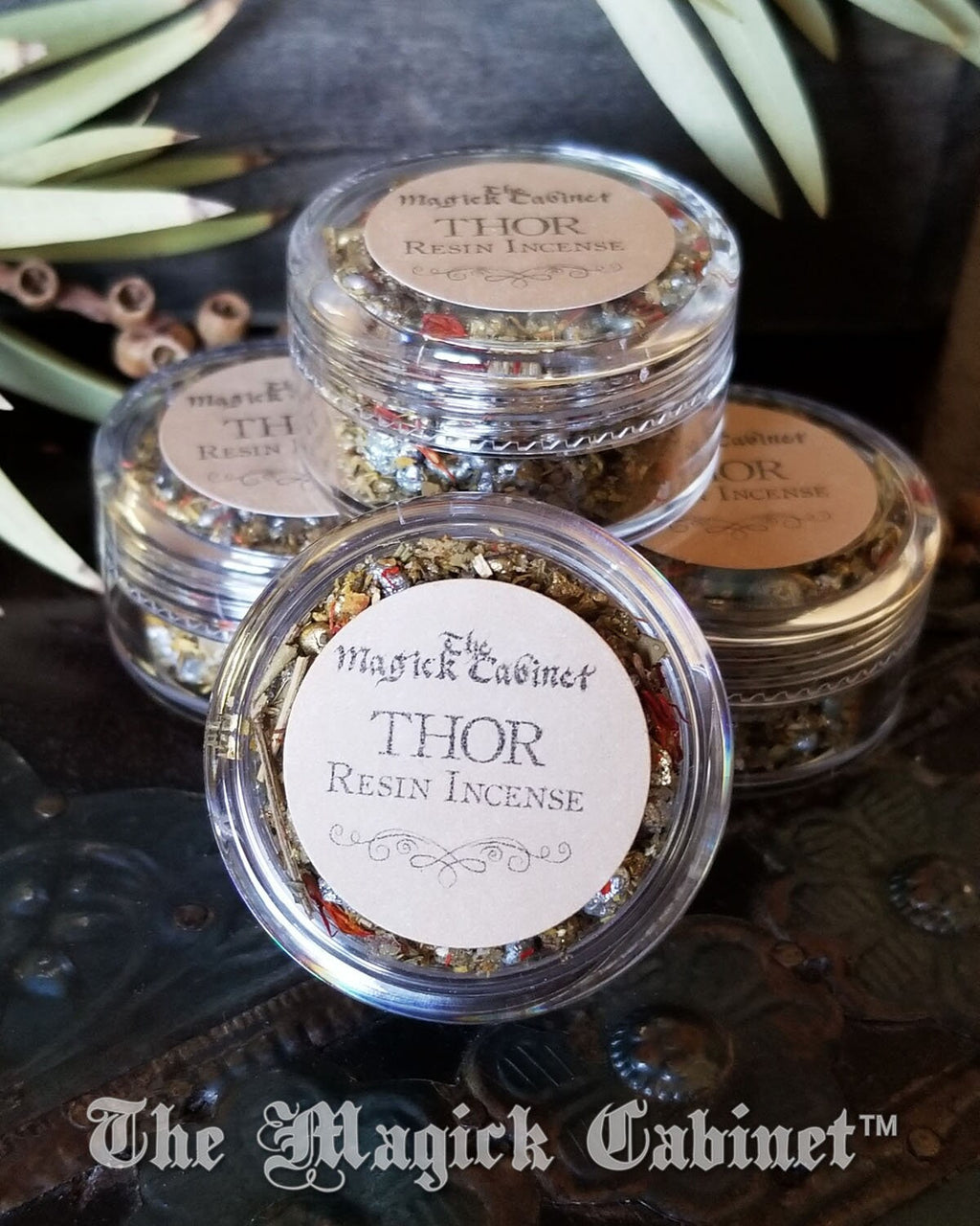 Thor Resin Incense Blend: Norse God, Protection, Boundaries - Sample