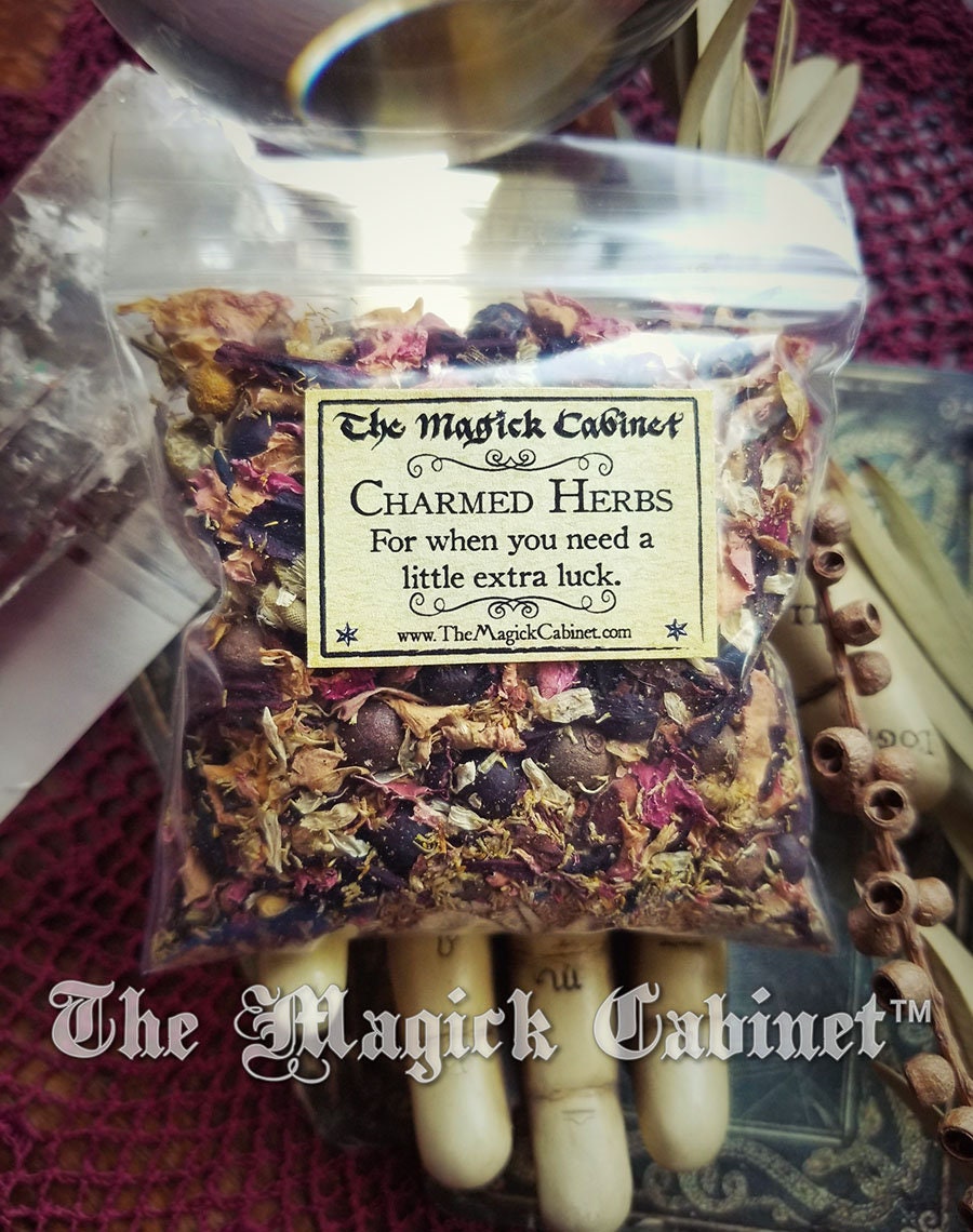 Charmed Herb Mix: Luck Spell Herbs, Wicca Witchcraft Supply