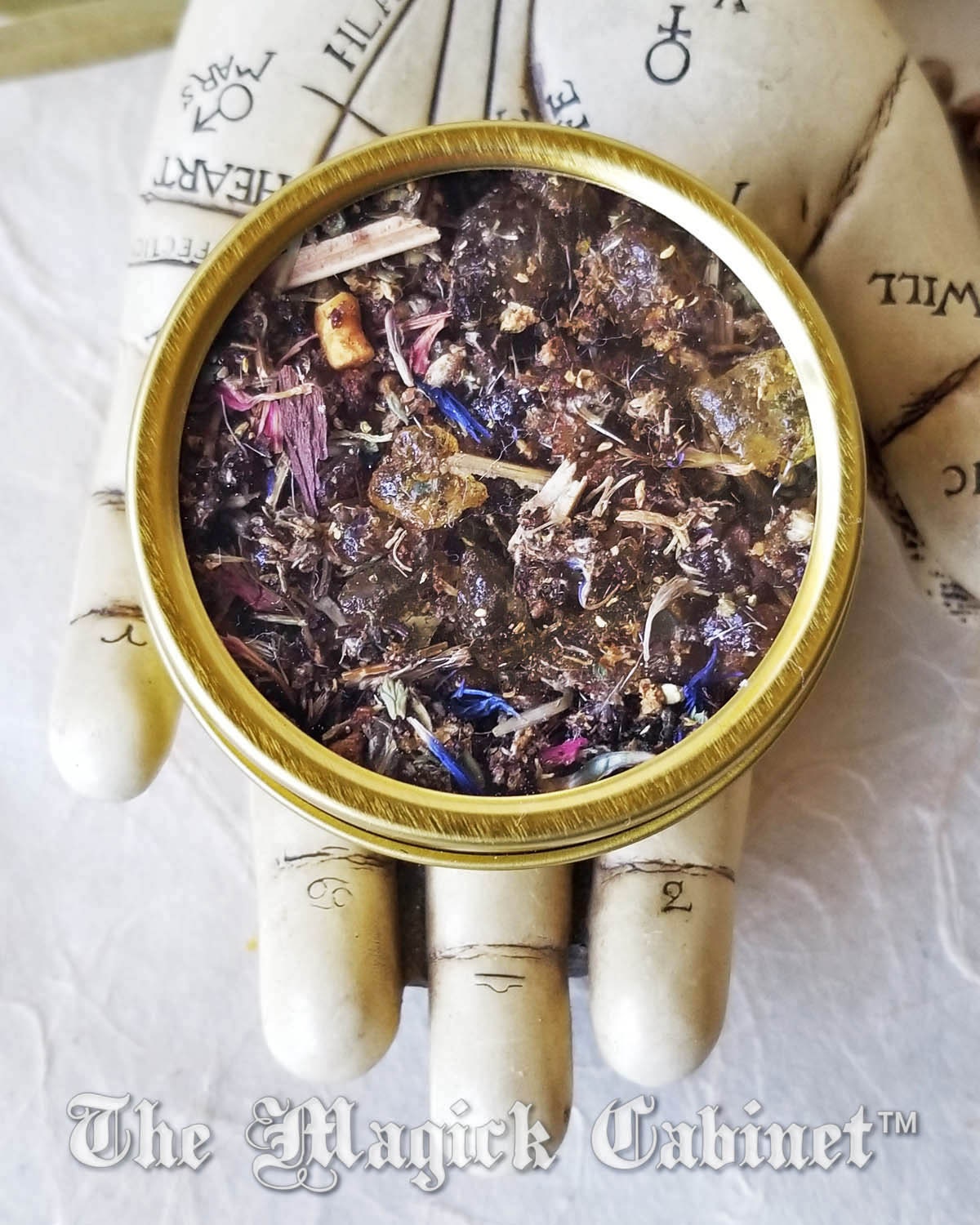 Manifest Incense Blend: Handmade Resin for Witchcraft Rituals