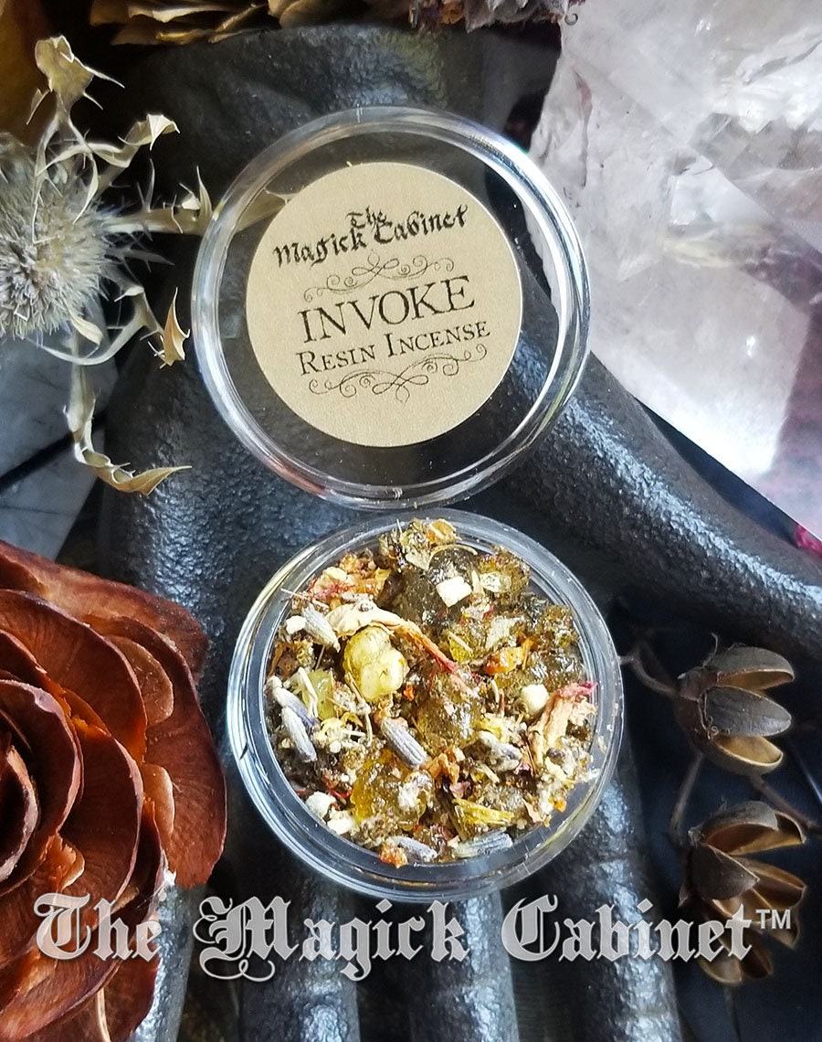 INVOKE Resin Incense Sample: Hand Blended Natural Incense for Rituals