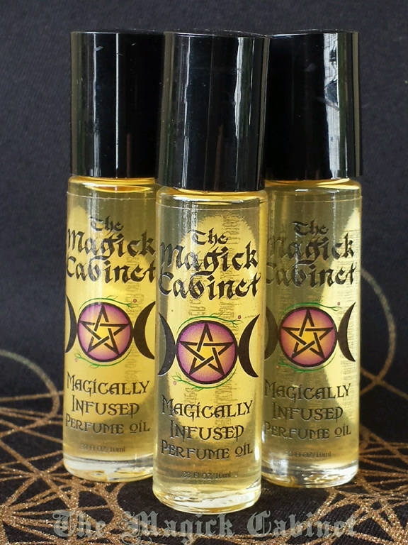 Dark Moon Perfume: Vanilla, Black Amber, Myrrh (10ml) Oil or Eau de Parfum