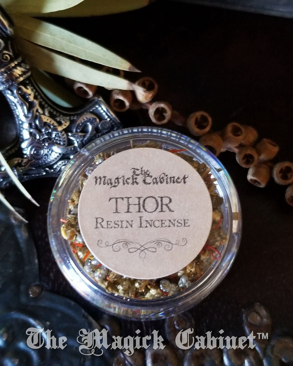 Thor Resin Incense Blend: Norse God, Protection, Boundaries - Sample