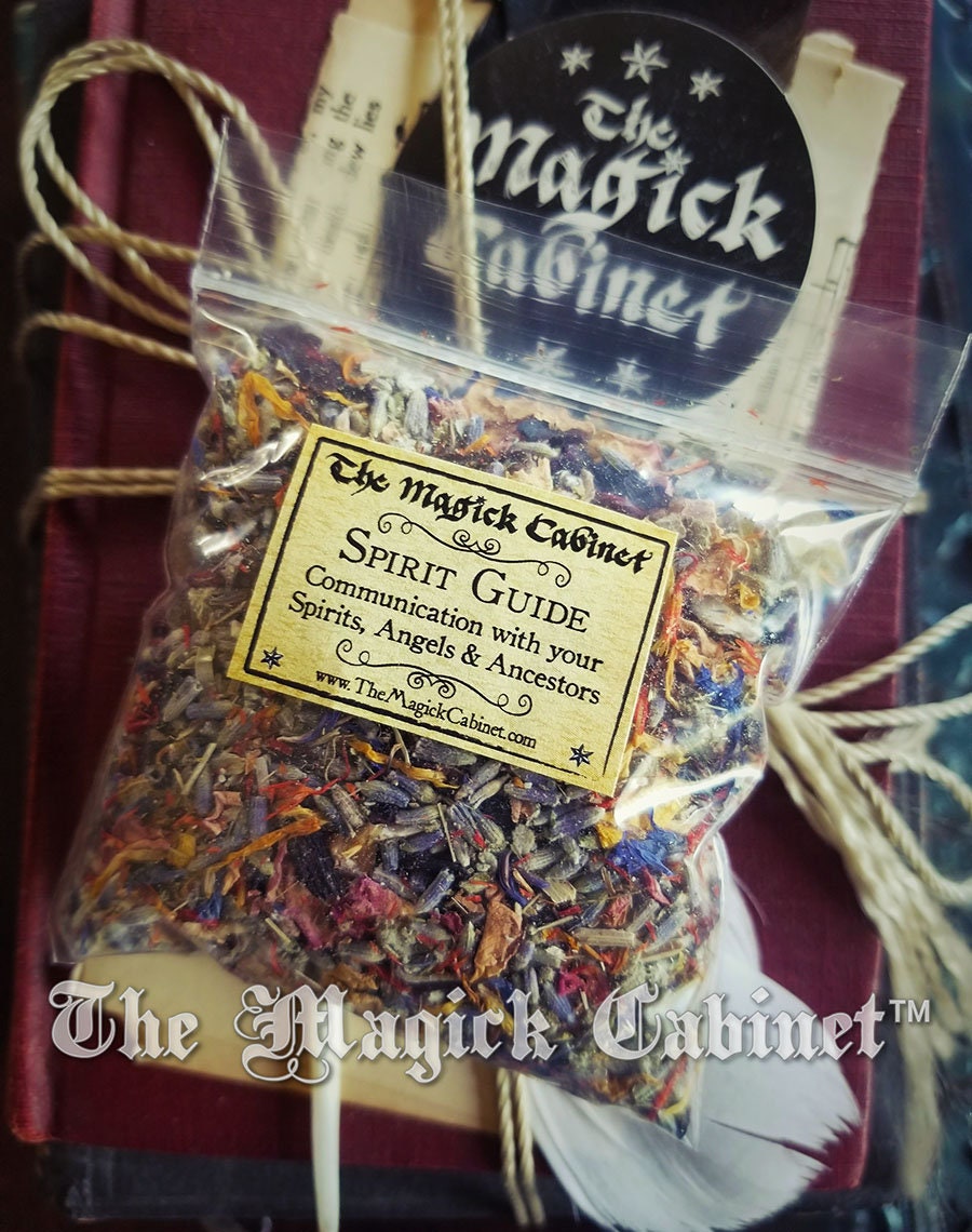 Spirit Guide Herbs: Witchcraft Rituals, Divination Incense (3" x 3" Bag)