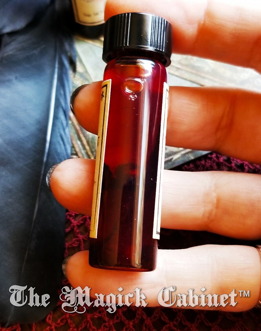 The Morrigan Ritual Anointing Oil: Dragons Blood, Mugwort and Quartz