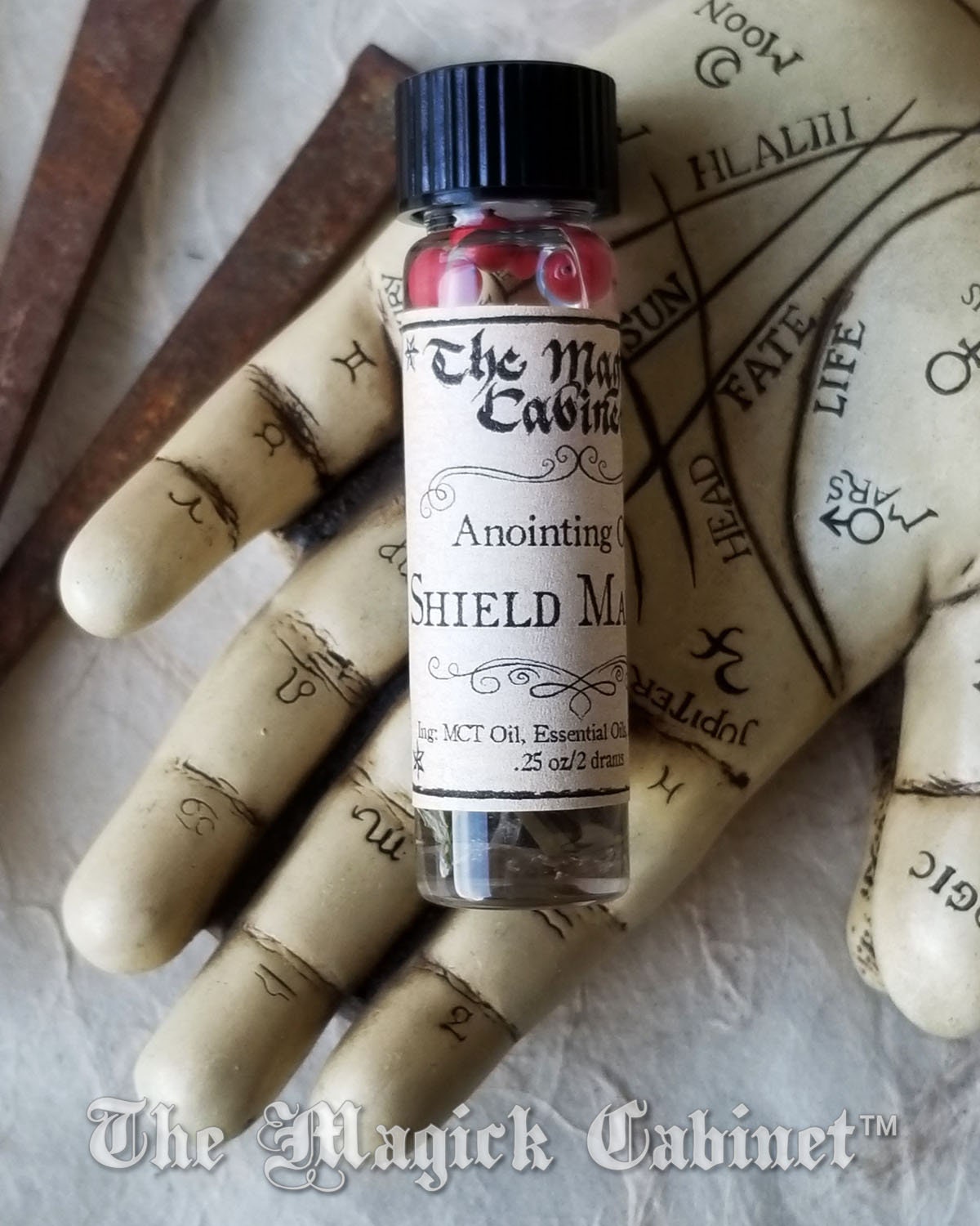 Shield Maiden Anointing Oil: Spiritual Protection Rituals, Viking Magick (.25 fl oz)
