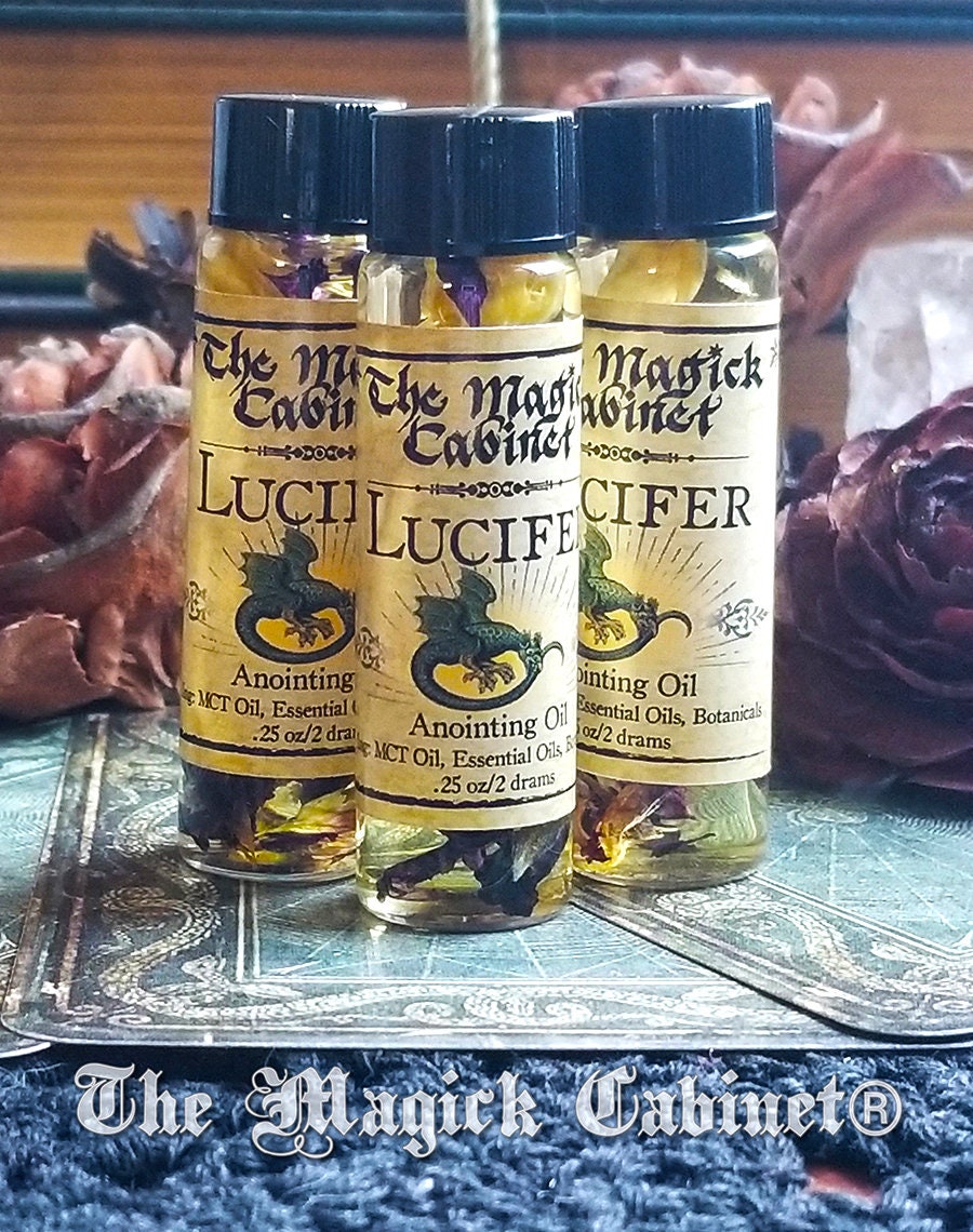 Lucifer Anointing Oil: Honey Leather Scent, Pheromone Perfume
