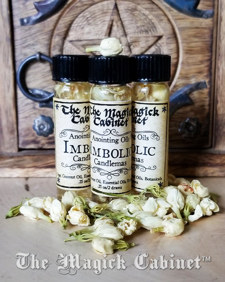 Imbolc Anointing Oil: Brigid, Celtic Fire Goddess - New Beginnings (.25 oz)