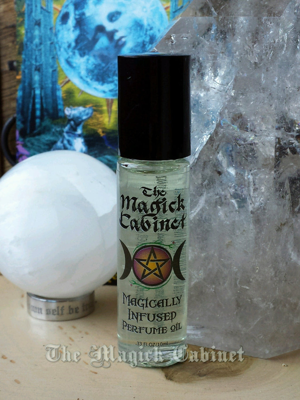 Moon Goddess Perfume Oil: Fresh Fruit and Floral Scent Oil or Eau de Parfum