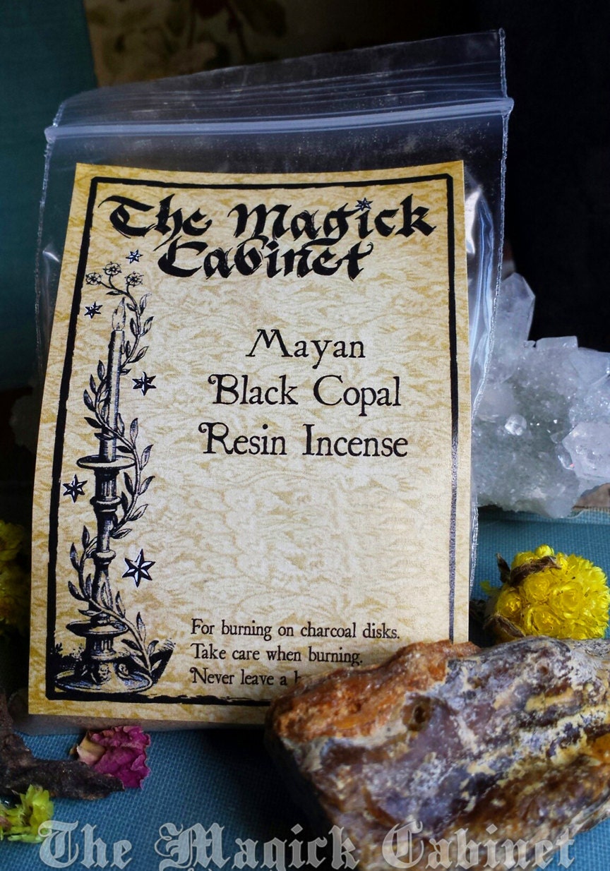 Black Mayan Copal Resin Incense - Aromatherapy & Clearing Rituals
