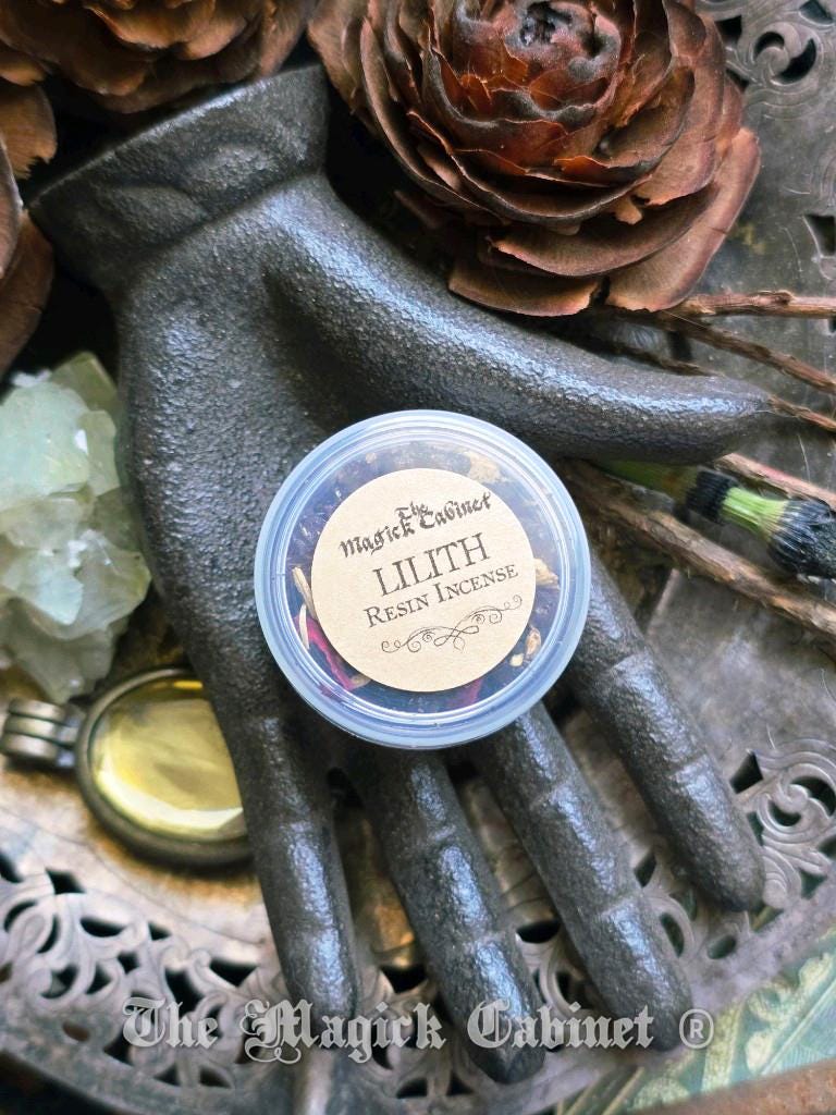 Lilith Resin Incense Sample: Ritual Magic, Female Empowerment