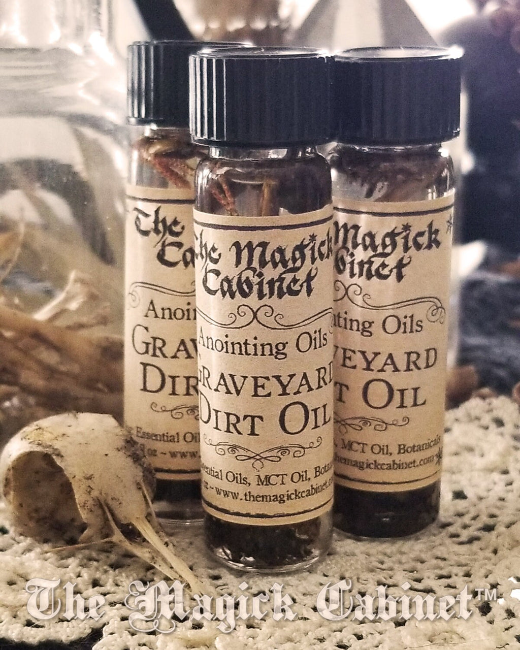 Graveyard Dirt Ritual Oil: Blessings, Hexing, and Magick Intentions