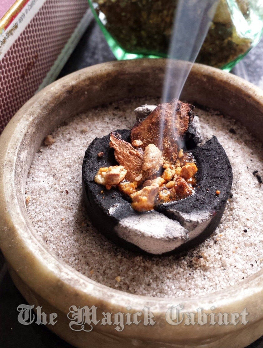 Shadows Resin Incense: Handcrafted Natural Pagan Incense for Shadow Work