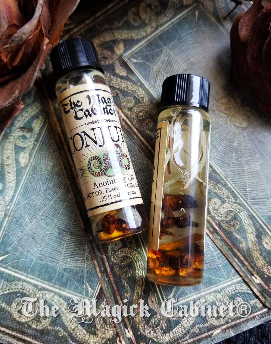 Conjure Anointing Oil: Witchcraft Rituals, Spirit Communication (.25 fl oz)