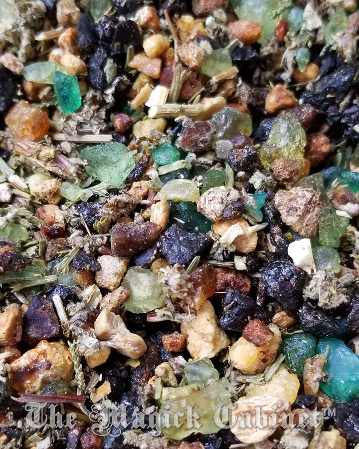 Odin Resin Incense: Sacred Viking Ritual Blend in Gold Tin