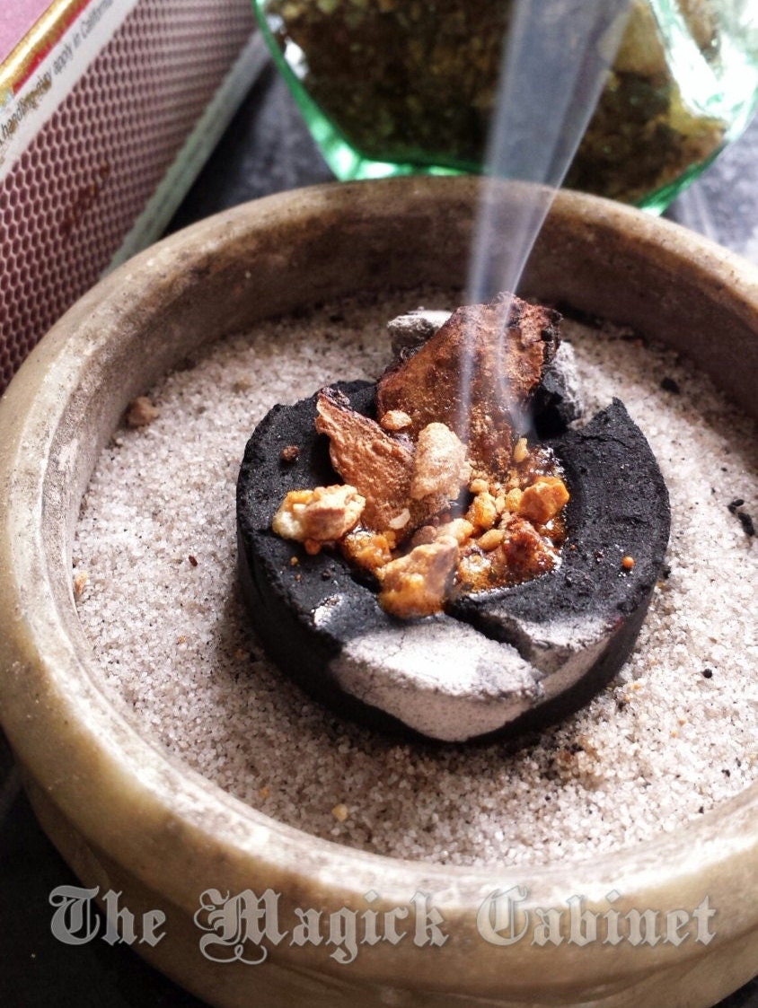 Manifest Resin Incense: Dragon's Blood, Myrrh, Copal (Sample Size)