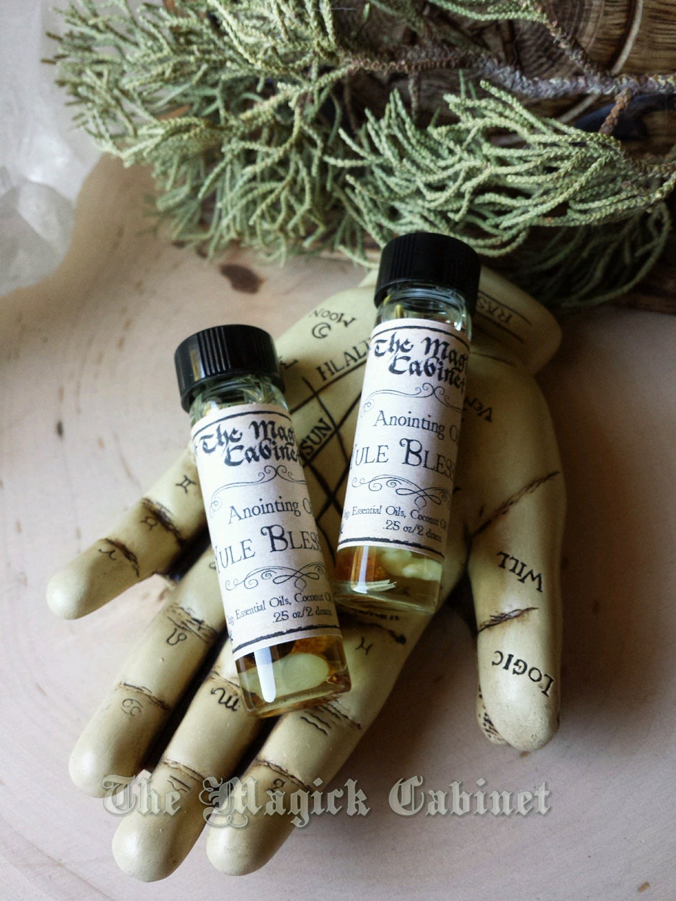 Yule Blessings Ritual Oil: Winter Forest Frosted Pine, New Beginnings
